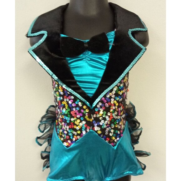 Art Stone Kid's Black Dance Costume Size XS - Picture 1 of 7